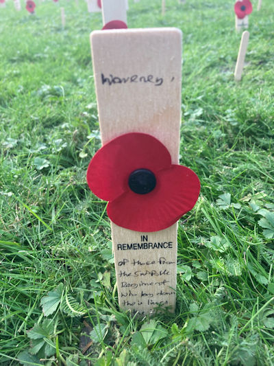Peter Aldous plans Remembrance message in 'Constituency Garden of Remembrance'