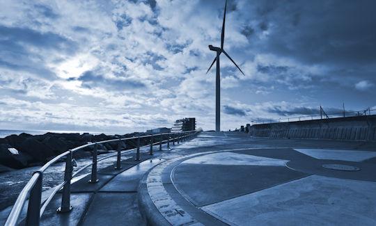 Photo of wind turbine Gulliver at Ness Point