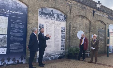 Peter Aldous MP visits Lowestoft Station