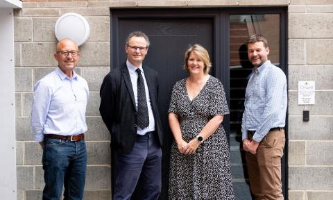 Peter Aldous officially opens Orwell Housing’s Prospect House