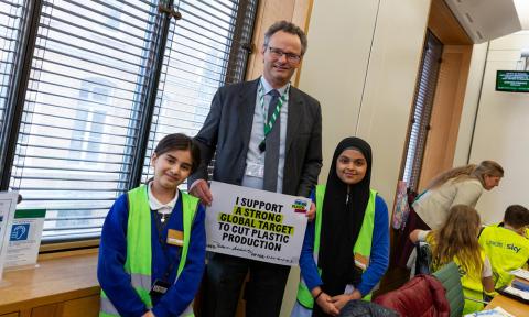 Peter Aldous MP at the Big Plastic Count Youth Empowerment Day